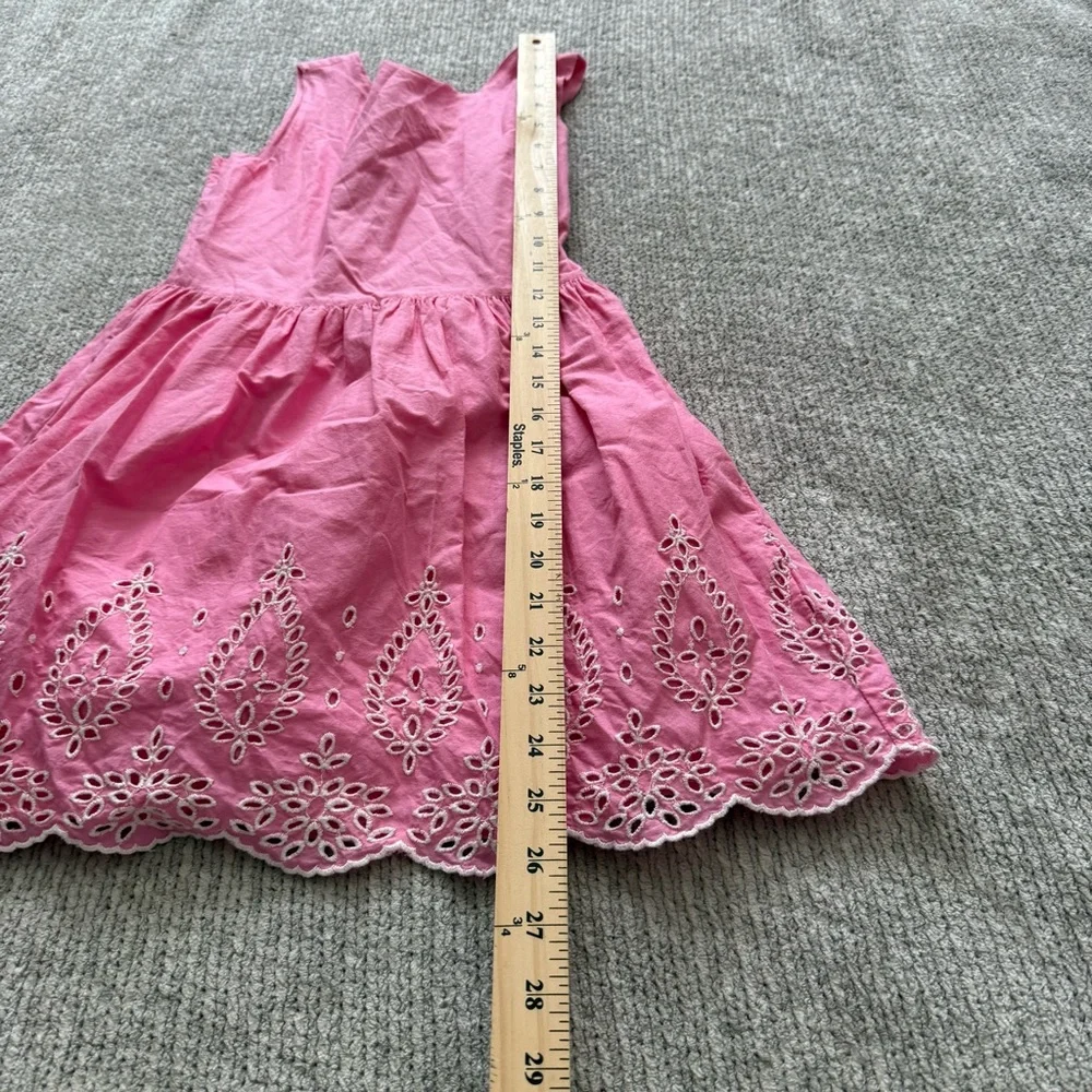 Gap Kids Pink Eyelet Dress Size M 8 Cotton Sleeveless Summer Dress‎